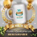 Personalisierter Bierkrug mit Dienstjahre - Eine Legende...