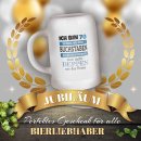 Personalisierter Bierkrug mit Zahl - Ich kann Deppen...