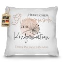 Personalisiertes Kissen zur Konfirmation - Herzlichen...