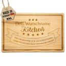 Gro&szlig;es Schneidebrett mit Gravur - K&uuml;che...
