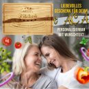 Gro&szlig;es Schneidebrett mit Gravur - K&uuml;che...