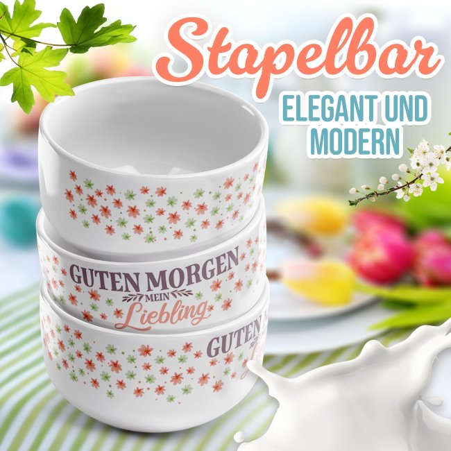 M&uuml;slischale - Guten Morgen mein Liebling - 500 ml