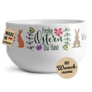 Oster-M&uuml;slischale - Frohe Ostern du Hase - mit Name...
