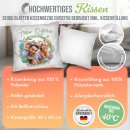 Personalisiertes Kissen - Frohe Ostern - Osterkranz Eier...