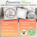 Kissen mit Spruch - Frohe Ostern - Rosa