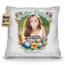 Personalisiertes Kissen - Frohe Ostern - Osterkranz...