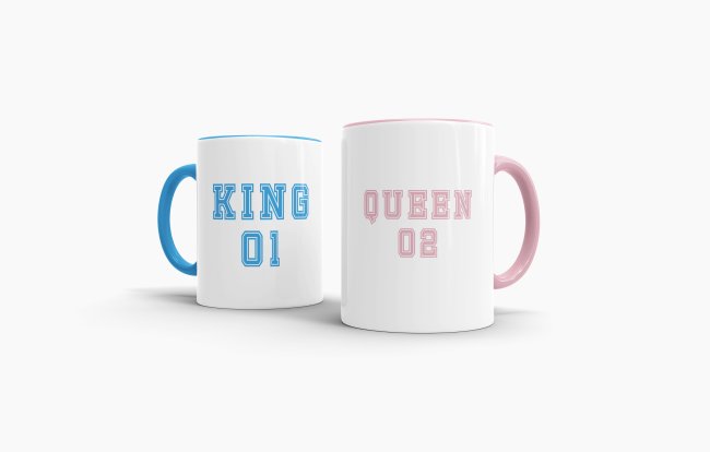 Tassenset King und Queen