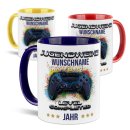 Personalisierte Tasse zur Jugendweihe - Level completed -...