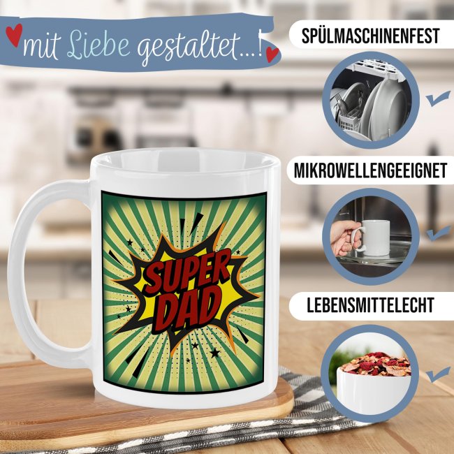 Tasse f&uuml;r Papa - Super Dad