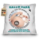 Personalisiertes Kissen f&uuml;r Papa - Bald kuschel ich...