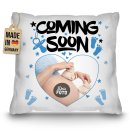 Personalisiertes Kissen zur Schwangerschaft -  Coming...
