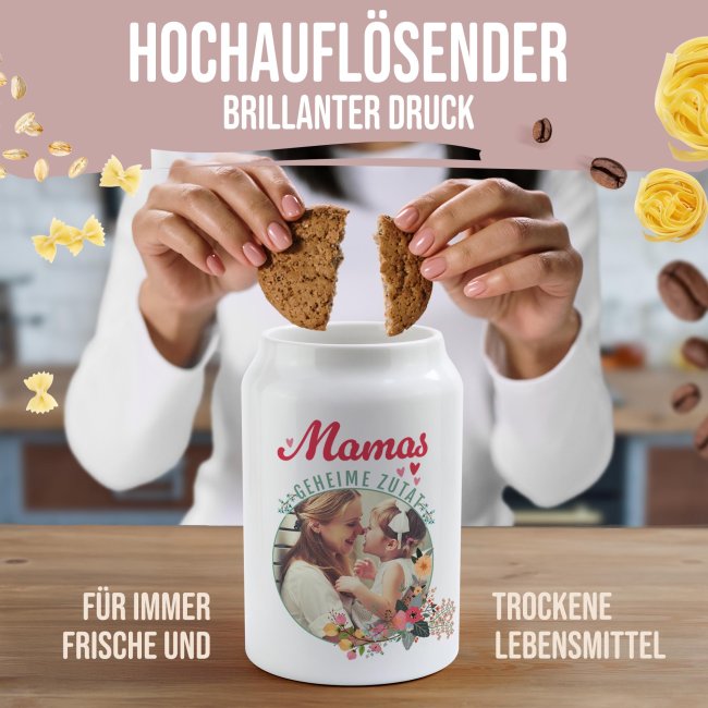 Aufbewahrungsdose - Mamas geheime Zutat - mit Foto