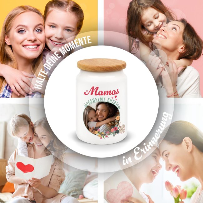 Aufbewahrungsdose - Mamas geheime Zutat - mit Foto