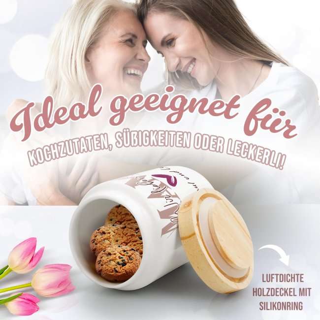 Aufbewahrungsdose - Mama wir lieben dich - mit Name