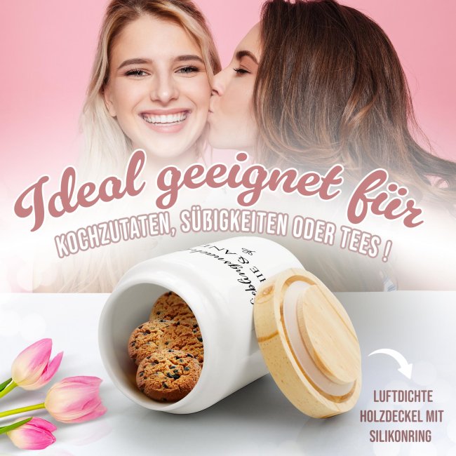 Aufbewahrungsdose - Lieblingsnachbarn - mit Name