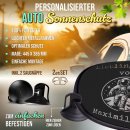 Auto-Sonnenschutz - Lieblingsplatz - Astronaut - mit Name