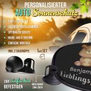 Auto-Sonnenschutz - Lieblingsplatz - B&auml;r - mit Name