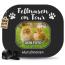 Auto-Sonnenschutz - Hunde - Fellnasen on Tour - mit Name...