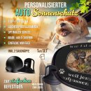 Auto-Sonnenschutz - Hunde - Wir fahren mit, weil jemand...