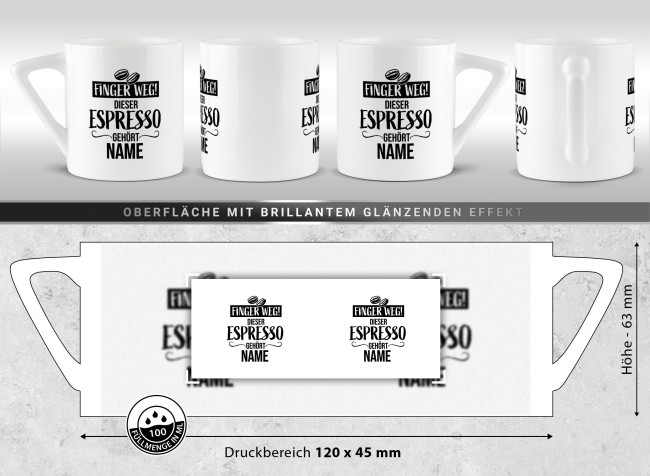 tazza personalizzata con il tuo nome