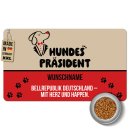 Napfunterlage f&uuml;r Hunde - mit Name personalisieren -...