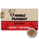 Napfunterlage f&uuml;r Hunde - mit Name personalisieren -...