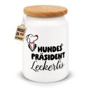 Leckerlidose f&uuml;r den Hundespr&auml;sidenten
