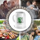 Bierkrug mit Name - Seehasenfest Logo - Keramik...