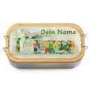 Bedruckte Brotdose mit Name - Zeichnung Seehasenfest