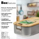 Bedruckte Brotdose mit Name - Seehasenfest Logo