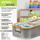 Bedruckte Brotdose mit Name - Zeichnung zum Seehasenfest