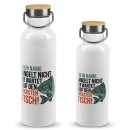 Trinkflasche mit Bambusdeckel - Wartet auf den dicksten...