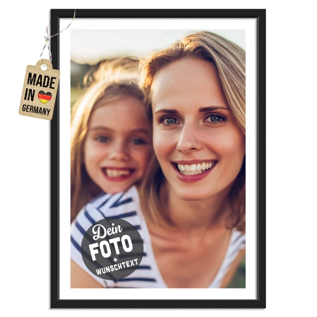 Bilderrahmen A3 Hochformat mit Fotodruck - selbst gestalten | Tassend