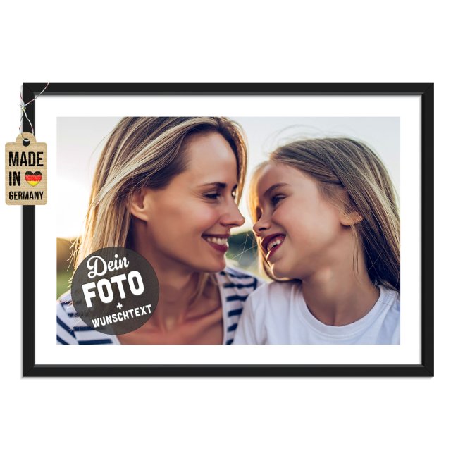 Fotodruck mit Foto &amp; Text selbst gestalten - Querformat