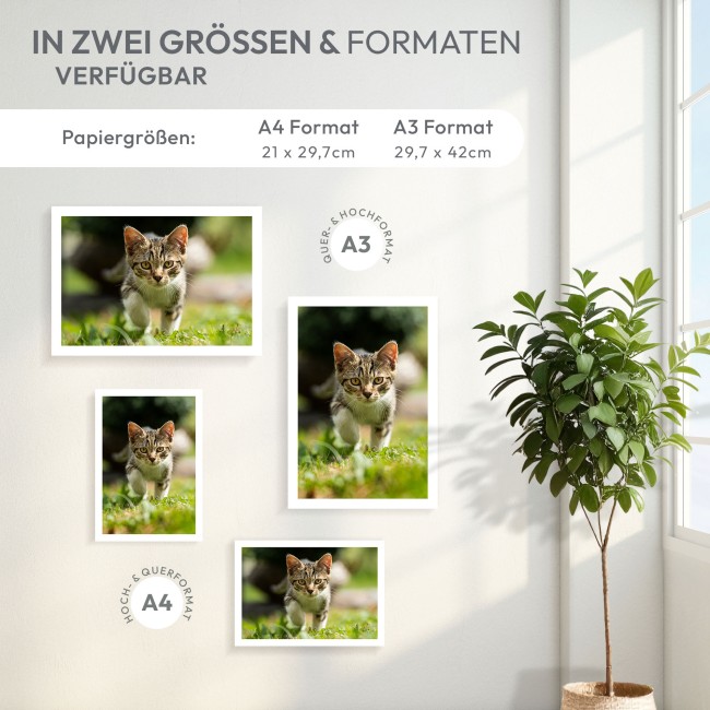 Fotodruck mit Foto &amp; Text selbst gestalten - 200 g/m&sup2; Fotopapier, A3 Querformat