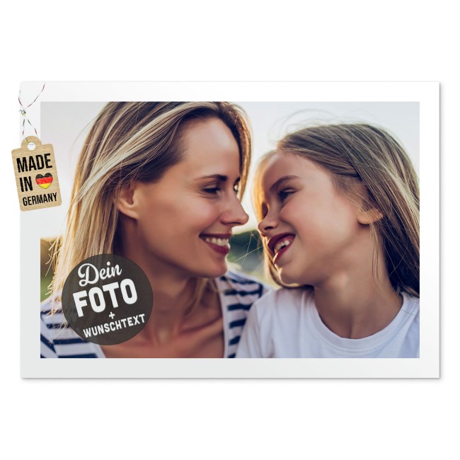 Fotodruck mit Foto &amp; Text selbst gestalten - 200 g/m&sup2; Fotopapier, A3 Querformat