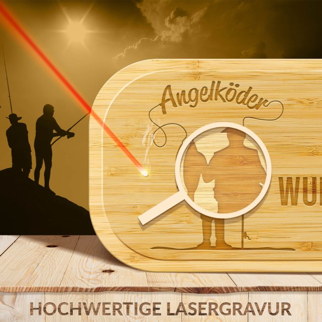 Brotdose mit Gravur - Angelk&ouml;der - mit Name