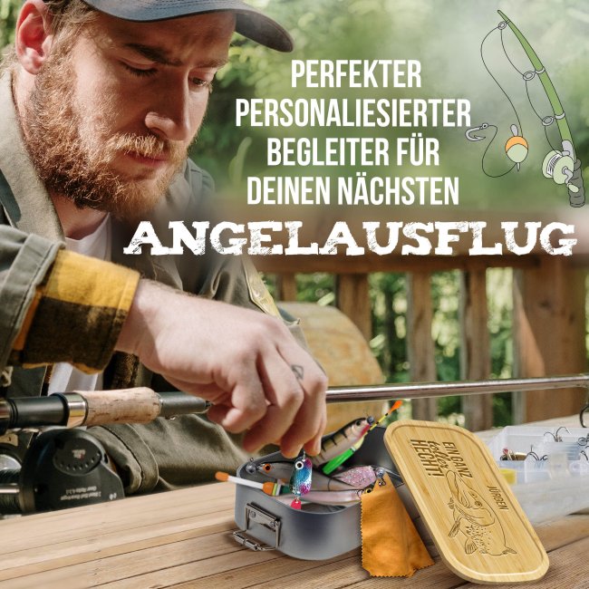 Brotdose mit Gravur - Ganz toller Hecht - mit Name