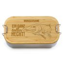 Brotdose mit Gravur - Ganz toller Hecht - mit Name