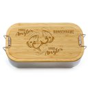 Brotdose mit Gravur - Einmal Angler immer Angler - mit Name