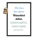 Fotodruck mit Bilderrahmen &amp; Text selbst gestalten -...