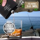 Personalisierter Flachmann f&uuml;r Angler - Bester...