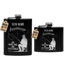 Personalisierter Flachmann f&uuml;r Angler - Angelwasser...