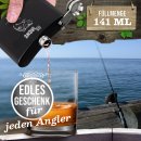 Personalisierter Flachmann f&uuml;r Angler - Re Lachs -...
