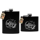 Flachmann mit Spruch Angler - Dickster Fisch - zwei...