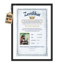 Fotodruck mit Bilderrahmen - Zertifikat Angelk&ouml;nig,...