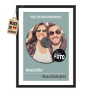 Fotodruck mit Bilderrahmen - Unser Lied - mit Bild &amp;...