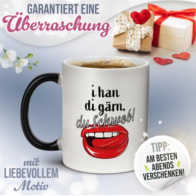 Magic Mug Zaubertasse - i han di g&auml;rn