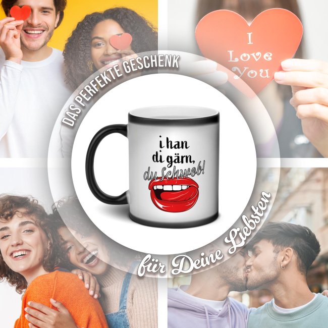 Magic Mug Zaubertasse - i han di g&auml;rn