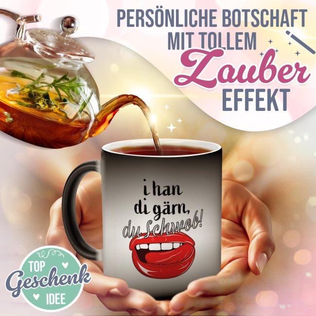 Magic Mug Zaubertasse - i han di g&auml;rn